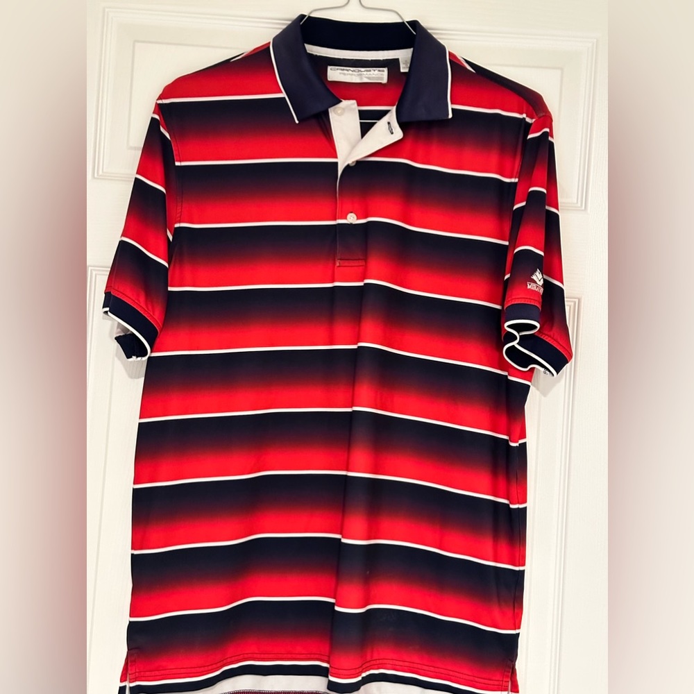 Men’s Red, White,and Blue Golf Shirt